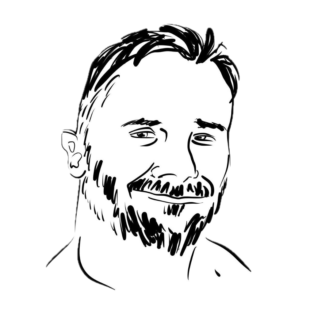 Jon Corral — ink portrait illustration