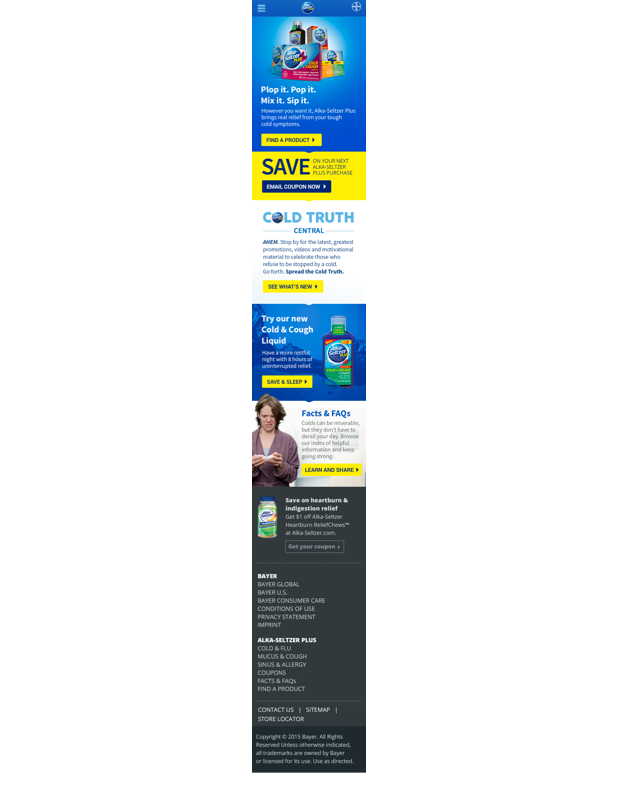 ASP mobile homepage preview