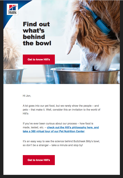 Behind the Bowl Email