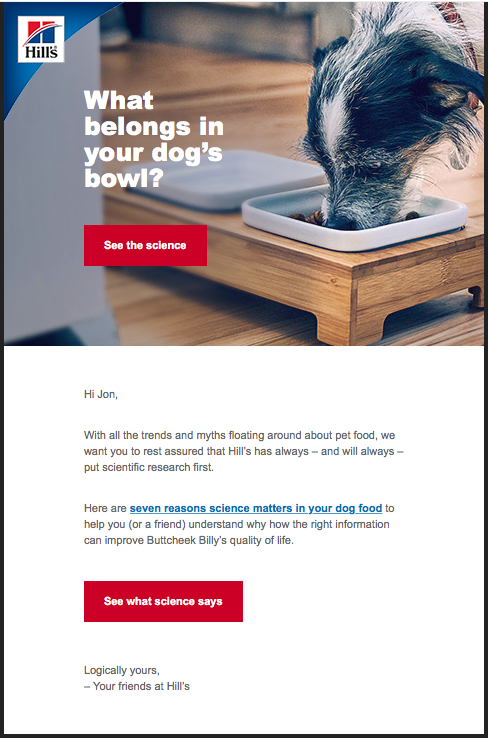 Science Diet Biology Email